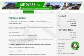 Web Autovrak.eu