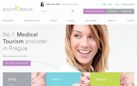 Web beautyinprague.com