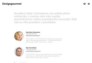 Web designgourmet.cz