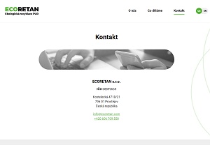 Web ecoretan.cz