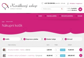 Web Korálkový Eshop