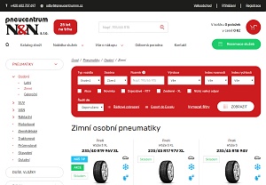 Web pneucentrumnn.cz