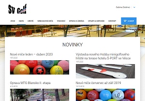 Web svgolf.cz