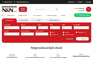 Web pneucentrumnn.cz